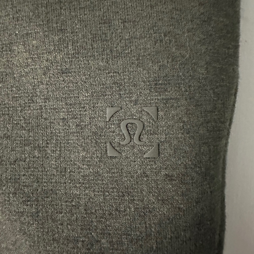 Lululemon City Sweat Zip Hoodie Thermo Heathered Dark Olive Size XL - Picture 11 of 13